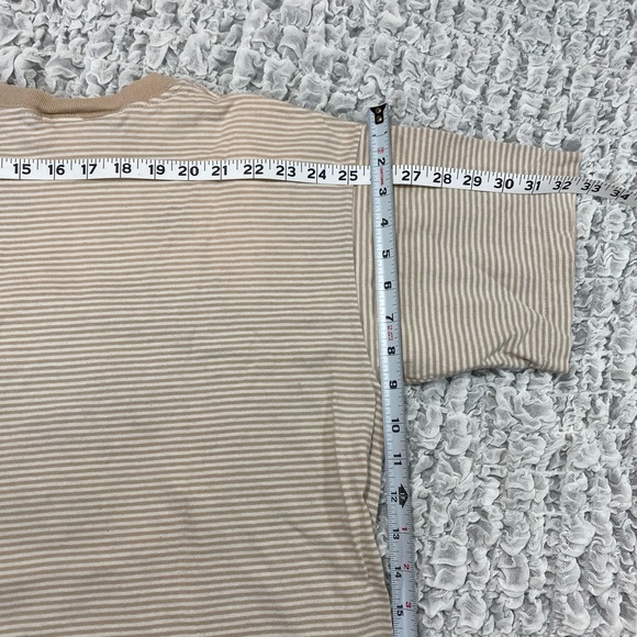 Vintage 100 acre wood Disney tee featuring Eeyor and the gang Tan pin stripe S/M - Picture 6 of 8